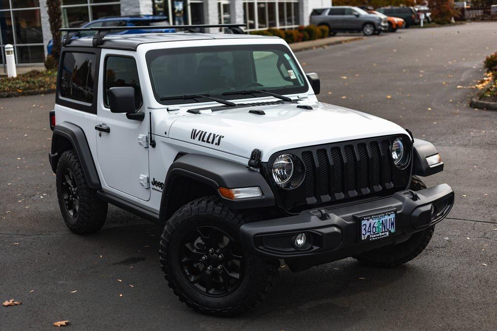 used 2022 Jeep Wrangler car, priced at $30,587