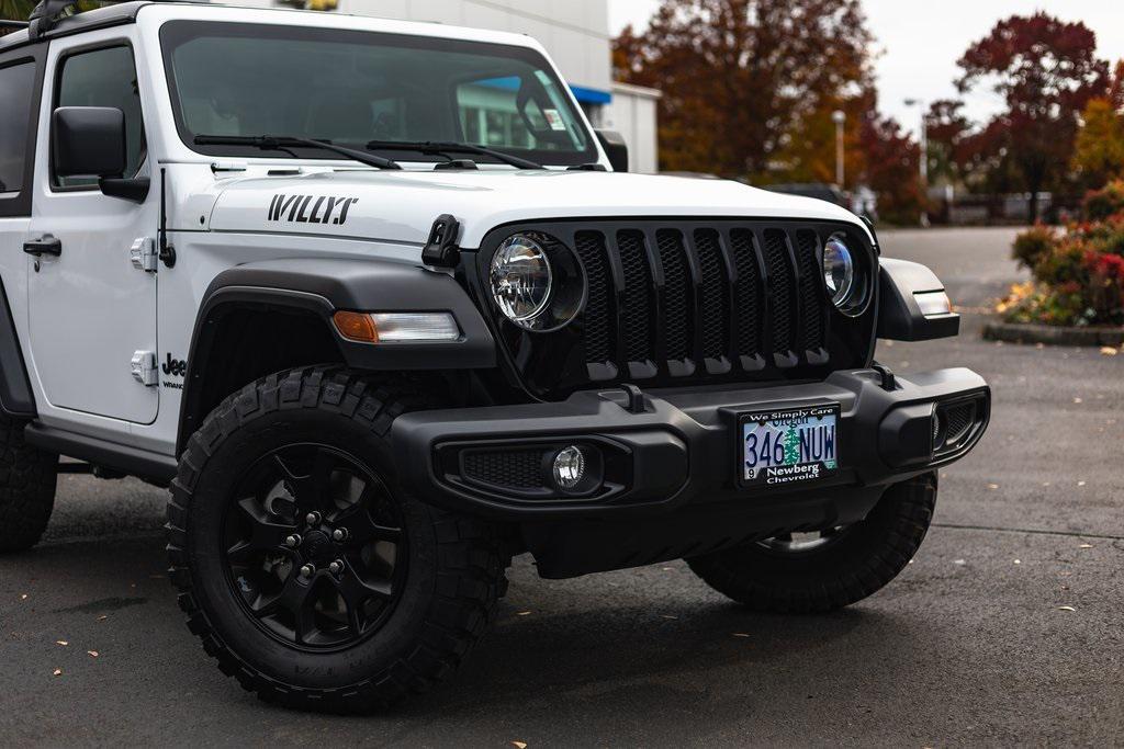 used 2022 Jeep Wrangler car, priced at $30,587