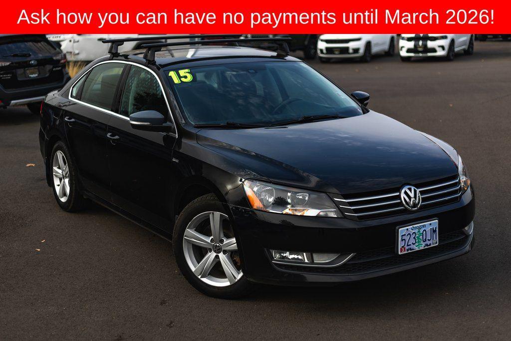 used 2015 Volkswagen Passat car, priced at $6,897