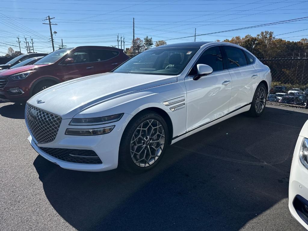 used 2021 Genesis G80 car, priced at $37,900