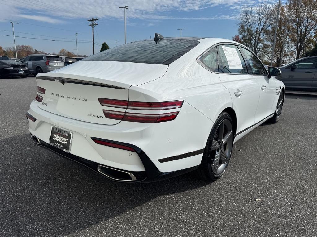 used 2025 Genesis G80 car, priced at $60,900