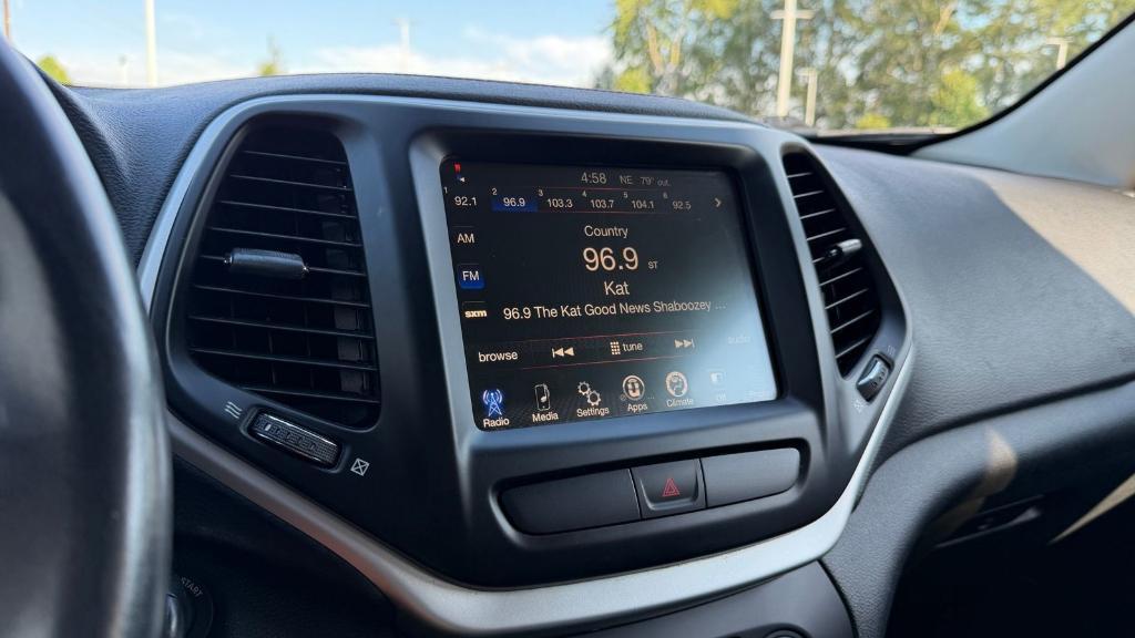 used 2017 Jeep Cherokee car, priced at $13,900