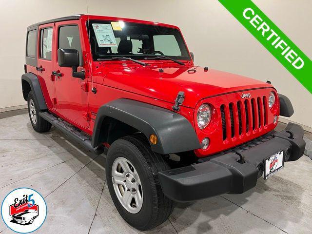 used 2016 Jeep Wrangler Unlimited car, priced at $17,100