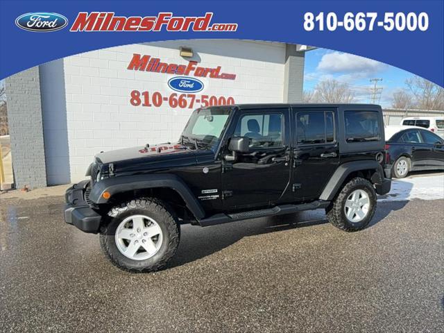 used 2018 Jeep Wrangler JK Unlimited car, priced at $19,597