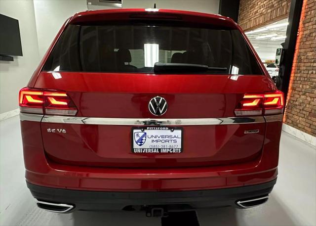 used 2021 Volkswagen Atlas car, priced at $31,900