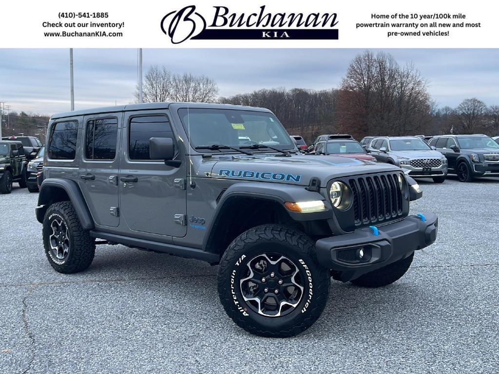 used 2021 Jeep Wrangler Unlimited 4xe car, priced at $34,000