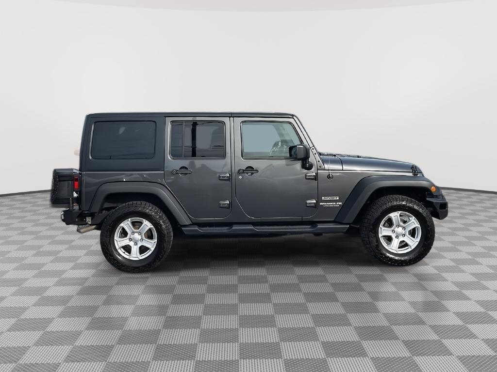 used 2017 Jeep Wrangler Unlimited car, priced at $18,000