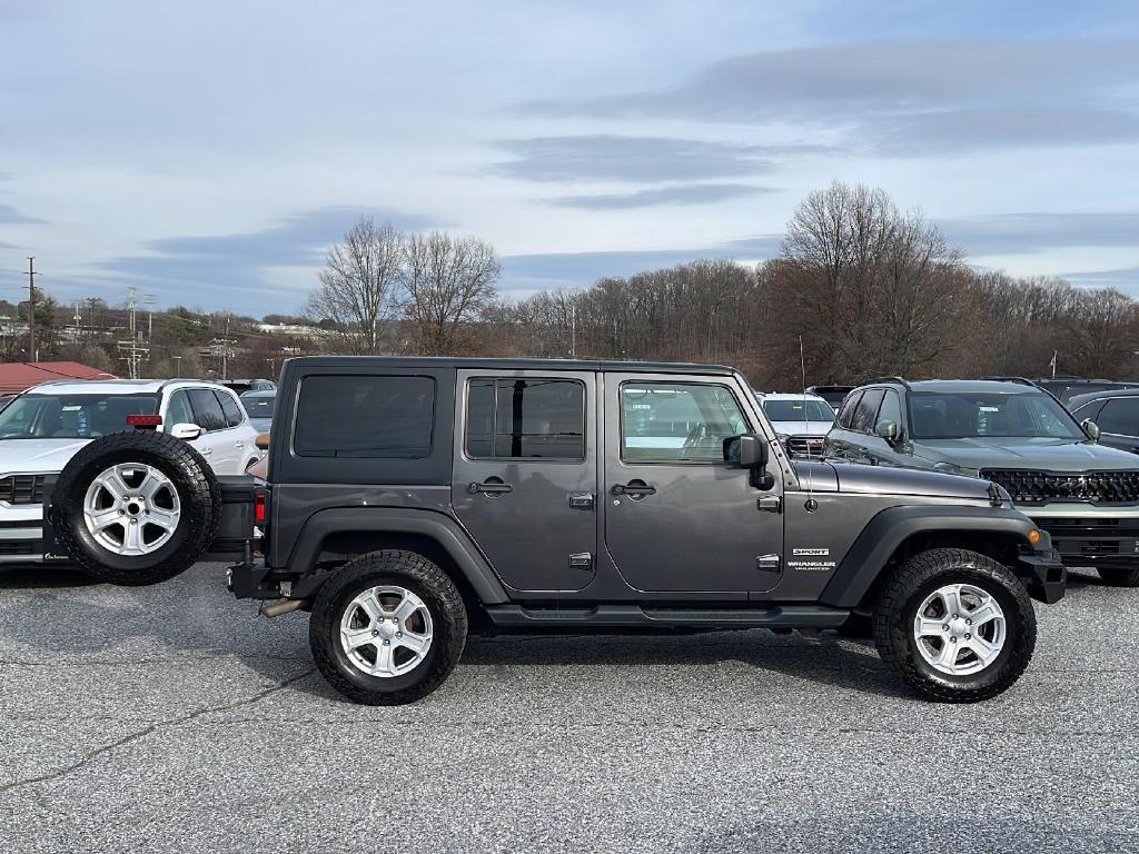 used 2017 Jeep Wrangler Unlimited car, priced at $18,000