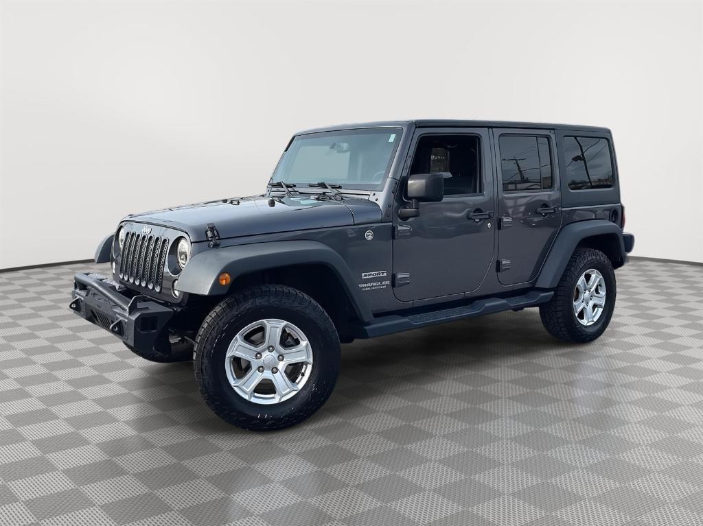 used 2017 Jeep Wrangler Unlimited car, priced at $18,000