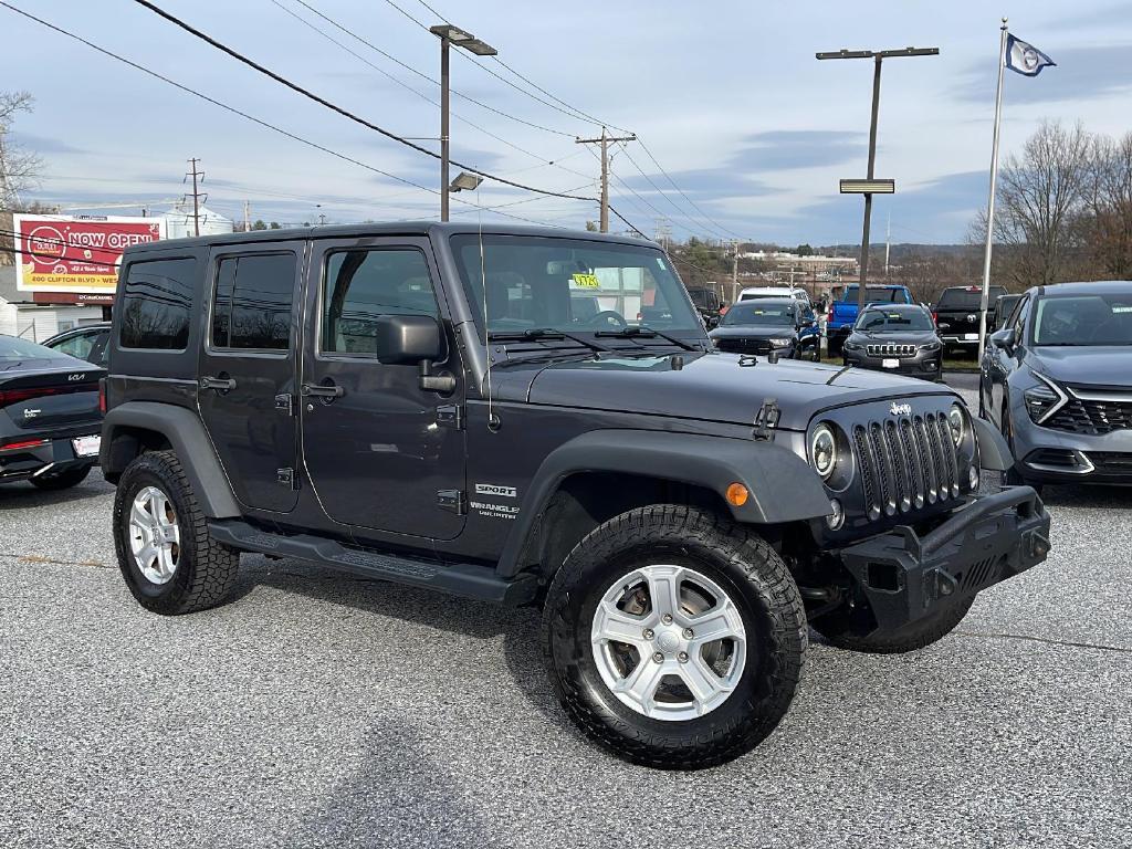 used 2017 Jeep Wrangler Unlimited car, priced at $18,000