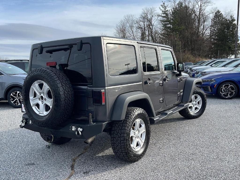 used 2017 Jeep Wrangler Unlimited car, priced at $18,000