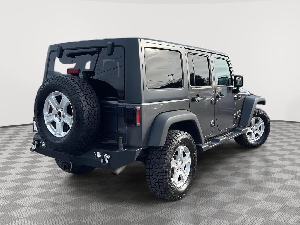 used 2017 Jeep Wrangler Unlimited car, priced at $18,000