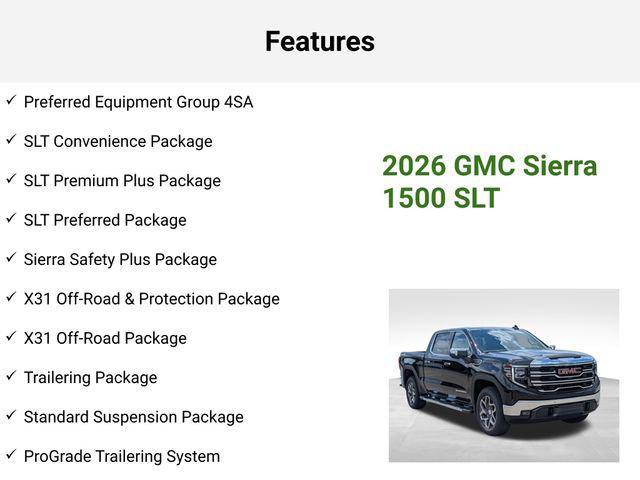 new 2026 GMC Sierra 1500 car, priced at $65,055