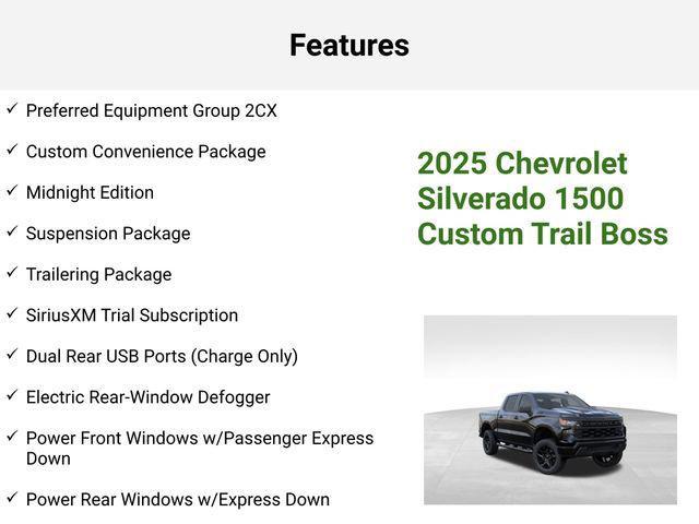 new 2025 Chevrolet Silverado 1500 car, priced at $54,176