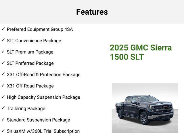 new 2025 GMC Sierra 1500 car, priced at $58,142