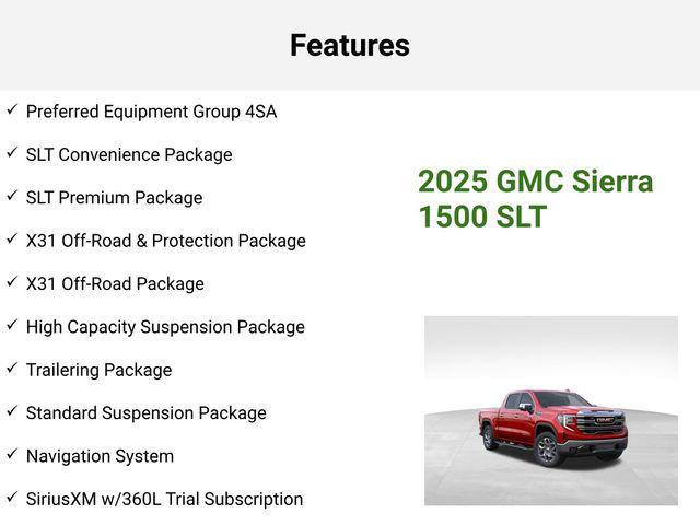 new 2025 GMC Sierra 1500 car, priced at $60,212