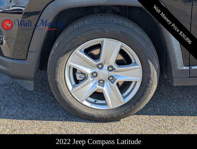 used 2022 Jeep Compass car, priced at $20,896