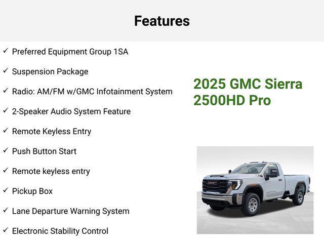 new 2025 GMC Sierra 2500 car, priced at $46,929