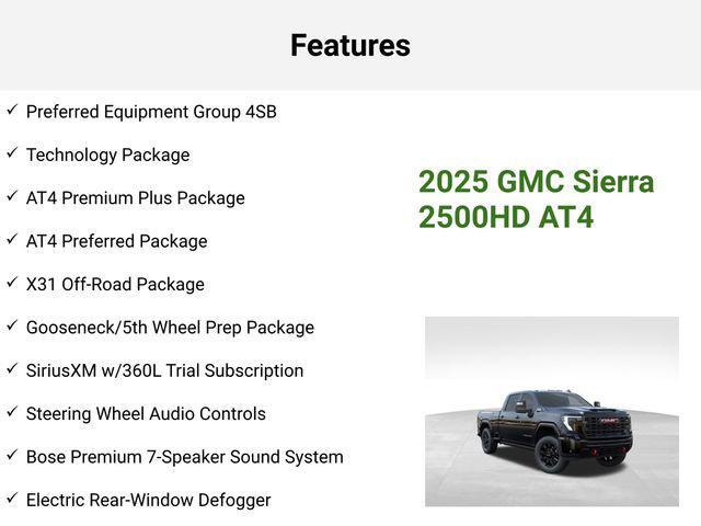new 2025 GMC Sierra 2500 car, priced at $77,129