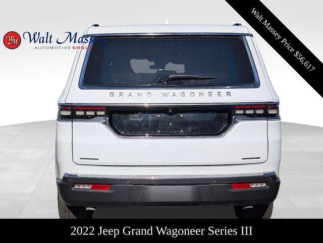 used 2022 Jeep Grand Wagoneer car, priced at $56,617