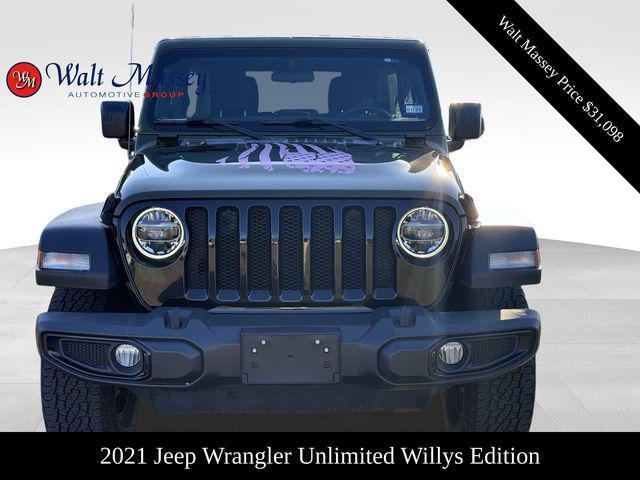 used 2021 Jeep Wrangler car, priced at $31,098