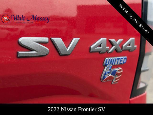 used 2022 Nissan Frontier car, priced at $24,997