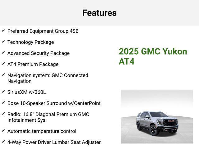 new 2025 GMC Yukon car, priced at $82,079