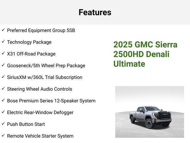 new 2025 GMC Sierra 2500 car, priced at $93,583