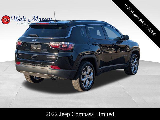 used 2022 Jeep Compass car, priced at $23,098