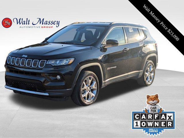 used 2022 Jeep Compass car, priced at $23,098