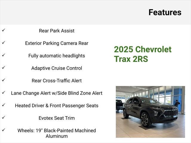 new 2025 Chevrolet Trax car, priced at $25,837