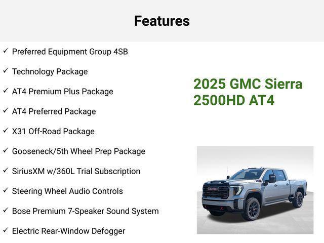 new 2025 GMC Sierra 2500 car, priced at $83,089