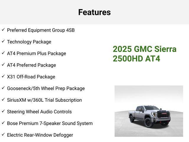 new 2025 GMC Sierra 2500 car, priced at $84,089