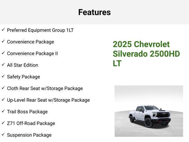 new 2025 Chevrolet Silverado 2500 car, priced at $72,552