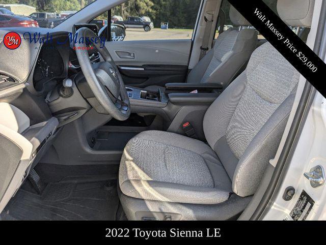 used 2022 Toyota Sienna car, priced at $29,000