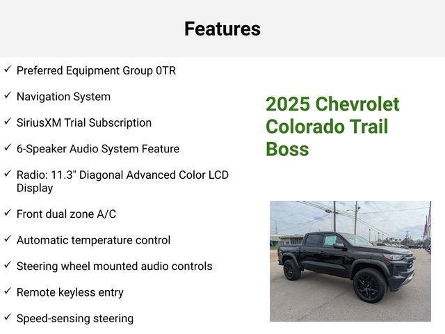 new 2025 Chevrolet Colorado car, priced at $42,303