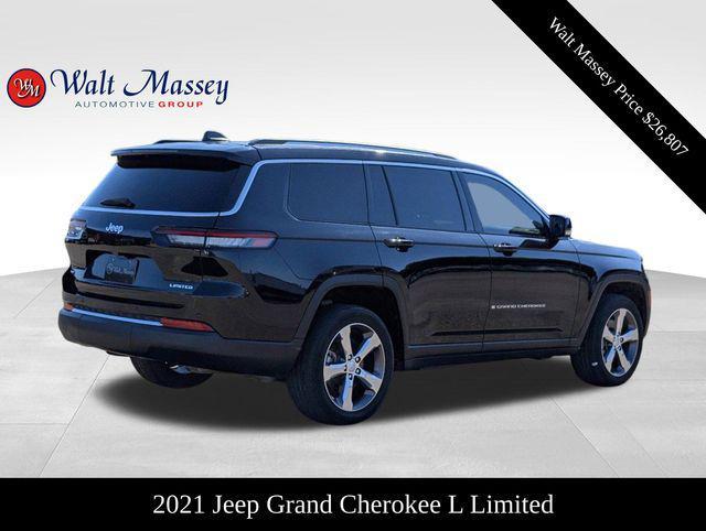 used 2021 Jeep Grand Cherokee L car, priced at $25,497