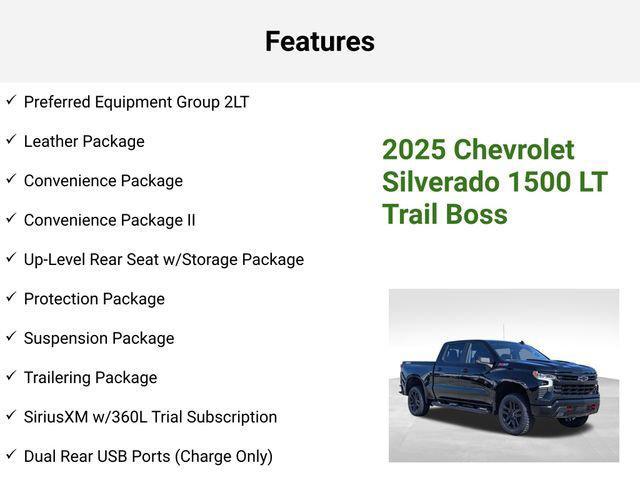 new 2025 Chevrolet Silverado 1500 car, priced at $58,857