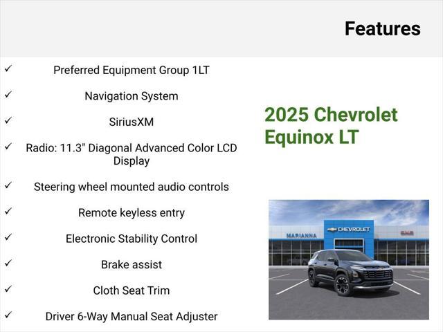 new 2025 Chevrolet Equinox car, priced at $30,423