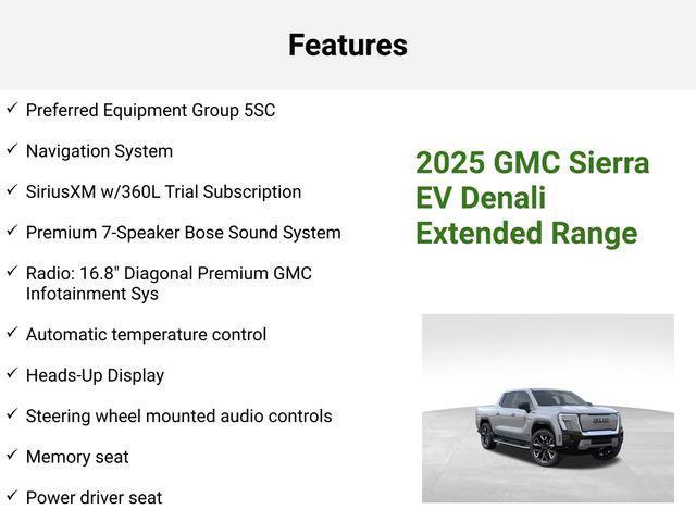 new 2025 GMC Sierra EV car, priced at $87,603