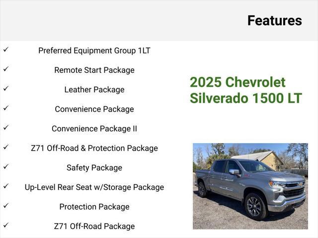 new 2025 Chevrolet Silverado 1500 car, priced at $59,560