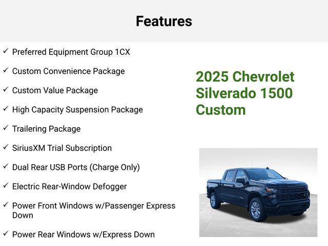 new 2025 Chevrolet Silverado 1500 car, priced at $46,312