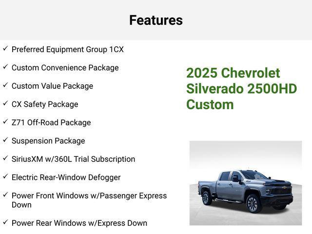 new 2025 Chevrolet Silverado 2500 car, priced at $56,153