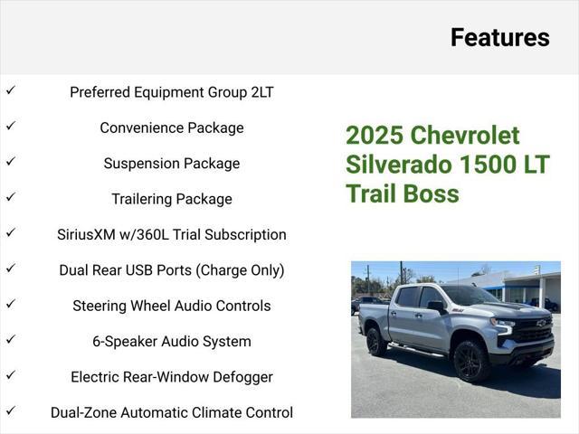 new 2025 Chevrolet Silverado 1500 car, priced at $60,505