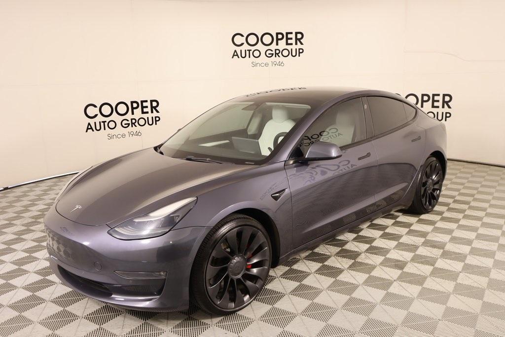 used 2022 Tesla Model 3 car, priced at $28,290