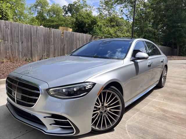 used 2021 Mercedes-Benz S-Class car, priced at $54,999