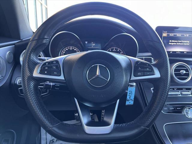 used 2018 Mercedes-Benz C-Class car, priced at $17,999