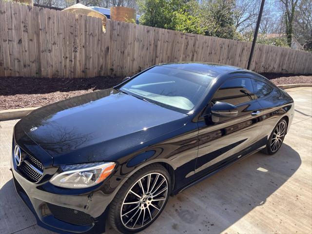 used 2018 Mercedes-Benz C-Class car, priced at $17,999