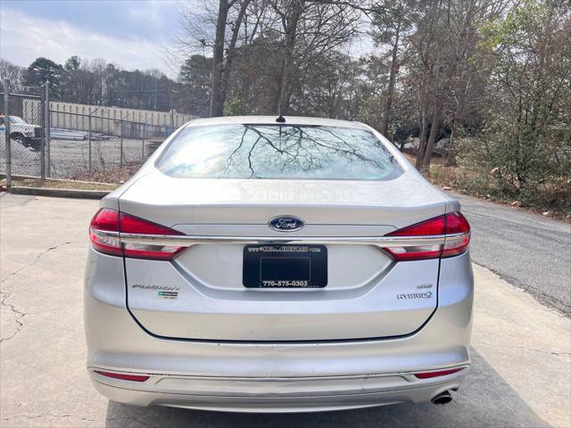 used 2018 Ford Fusion Hybrid car, priced at $8,500