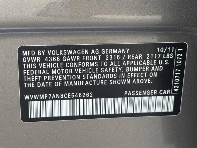 used 2012 Volkswagen CC car, priced at $7,494